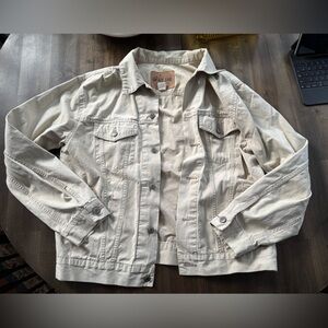 Gap Blue Jeans Khaki Jacket